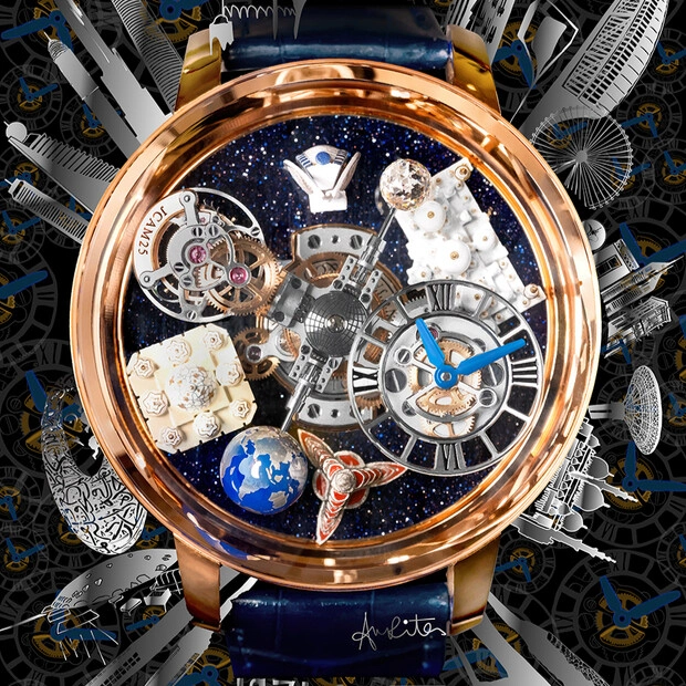 Astronomia Art UAE. Физическое произведение искусства AR