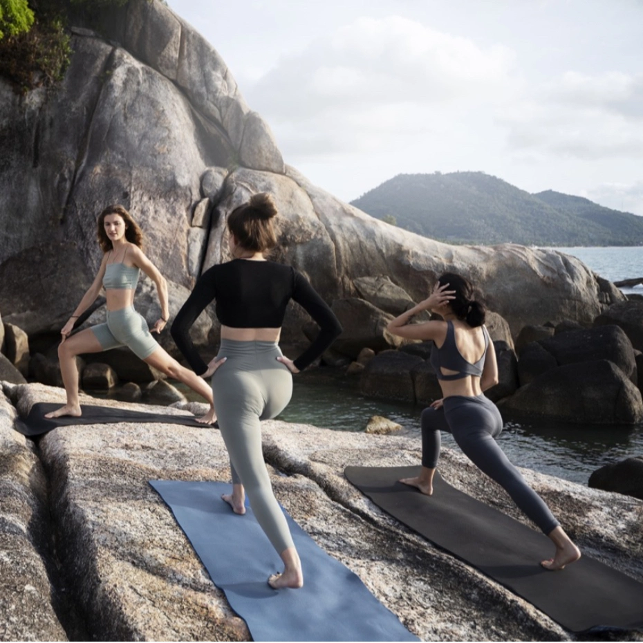 Yoga in the mountains